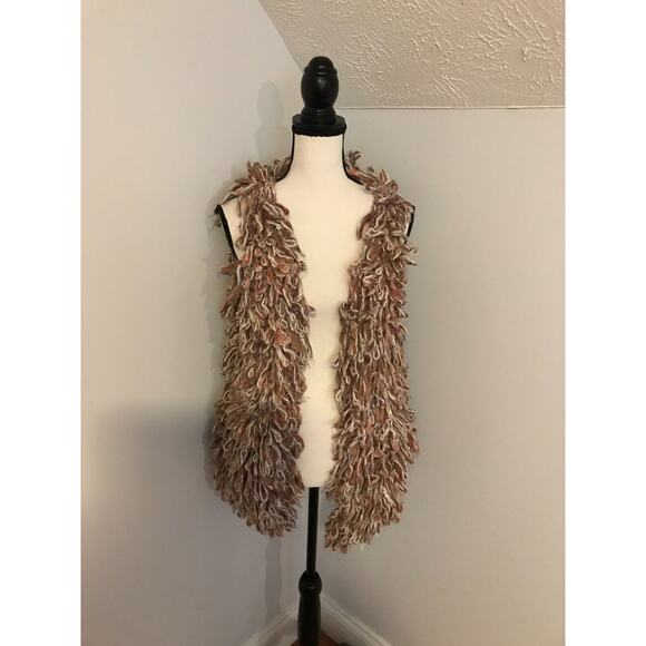 Anthropologie Hand Knit by Dollie Loop Vest - Size Medium/Large - Picture 1 of 8